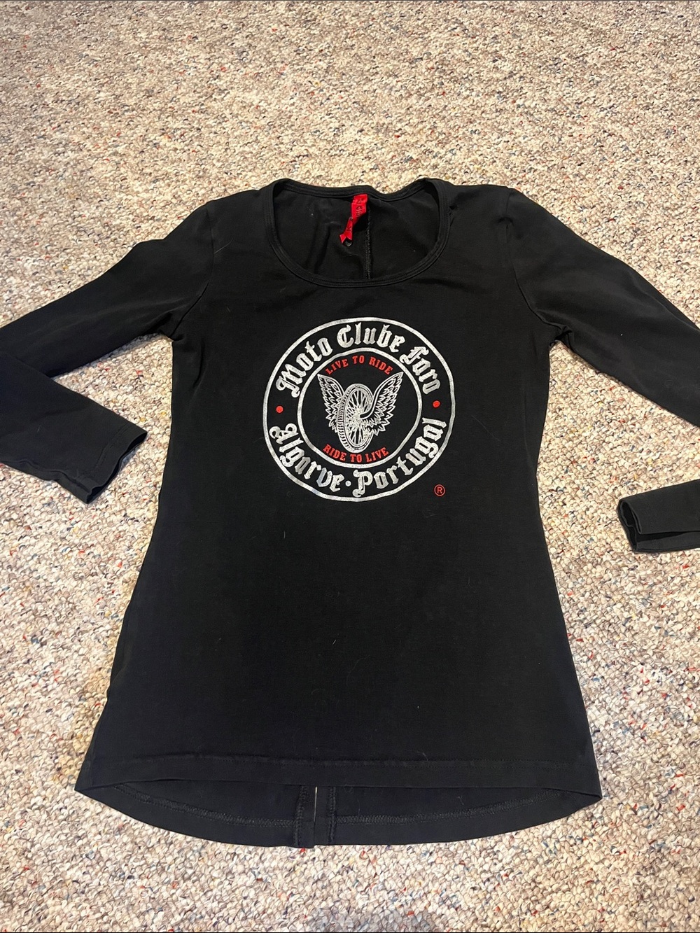 Moto Club Long Sleeve  - Black